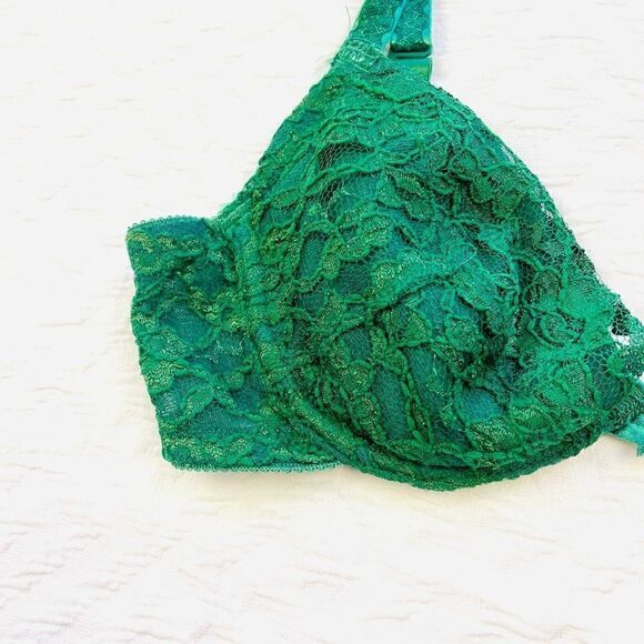 BUY 1 GET 1 FREE Lace emerald green bra 34B inner secrets - Picture 7 of 13